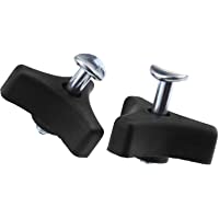 2 piezas 8 mm mango triangular barra perilla tuercas y tornillos pernos kit herramientas para cortacésped máquina